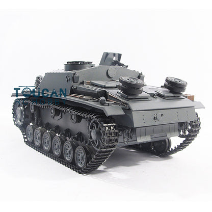 Mato 100 % Metall, Maßstab 1/16, grau, deutscher Stug III, Infrarot-Version, KIT RC-Panzer 1226, Ketten, Leiträder, Kettenräder, Laufräder