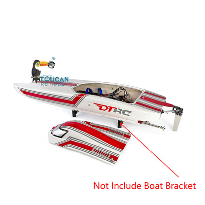 TOUCAN RC HOBBY E51 Fiber Glass Electric PNP RC Boat Shaft Dual Brushless Motors Servos ESCs Propeller W/O Battery Radio
