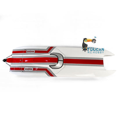 TOUCAN RC HOBBY E51 Fiber Glass Electric PNP RC Boat Shaft Dual Brushless Motors Servos ESCs Propeller W/O Battery Radio