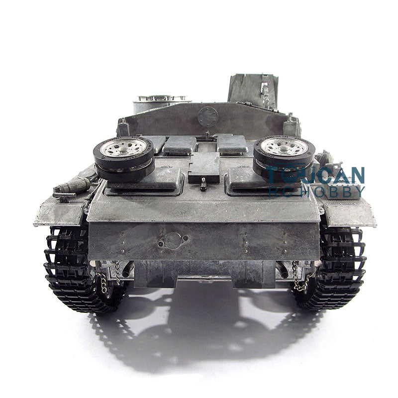 Mato 100 % Metall 1/16 Deutscher Stug III Infrarot Ver Barrel Recoil RTR RC Tank 1226 Radio Controller Batterieladegerät