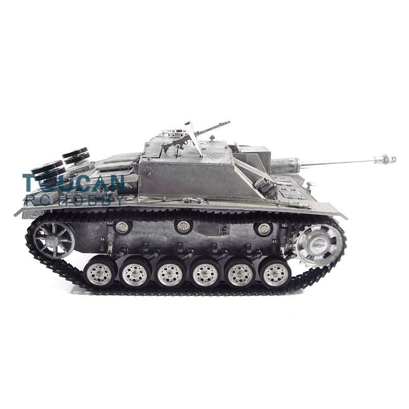 Mato 100 % Metall 1/16 Deutscher Stug III Infrarot Ver Barrel Recoil RTR RC Tank 1226 Radio Controller Batterieladegerät