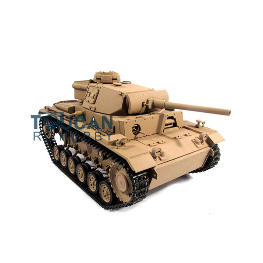 TOUCAN RC HOBBY Mato 100% Metal 1/16 Yellow German Panther III BB Shoot KIT RC 1223 Tank Model Upper Hull Chassis Wheels