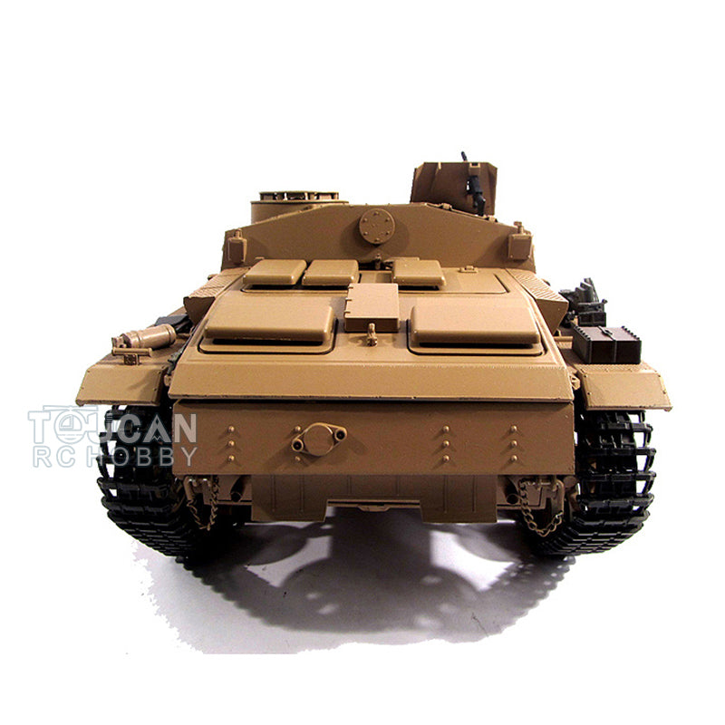 Mato 100 % Metall, Maßstab 1/16, gelb, deutscher Stug III, Infrarot-Version, KIT, RC-Panzer, 1226 Ketten, Räder, Fernbedienungsmodell