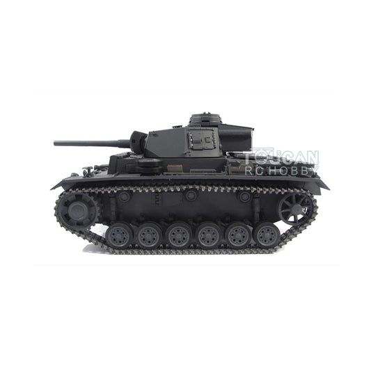 TOUCAN RC HOBBY Mato 100% Metal 1/16 Scale Gray German Panther III Infrared Ver RTR RC Tank 1223 Tracks 360 Turret Radio System Model