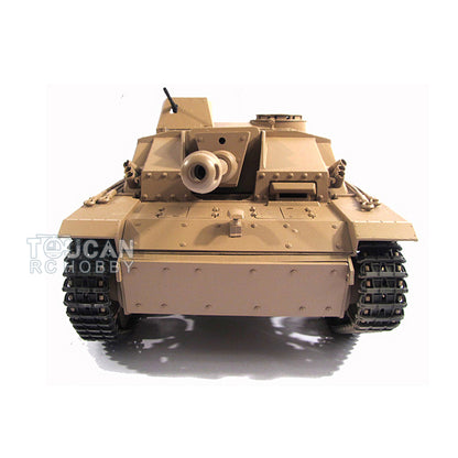 Mato 100 % Metall, Maßstab 1/16, gelb, deutscher Stug III, Infrarot-Version, KIT, RC-Panzer, 1226 Ketten, Räder, Fernbedienungsmodell