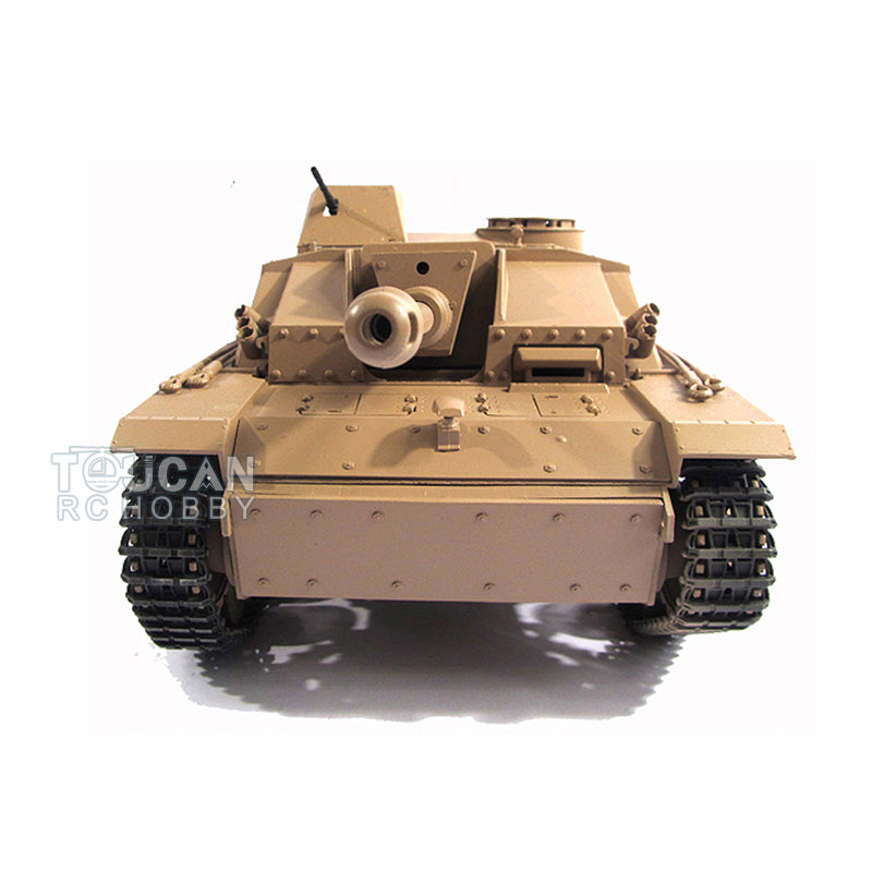 Mato 100 % Metall, Maßstab 1/16, gelb, deutscher Stug III, Infrarot-Version, RTR, RC-Panzer 1226, Funksteuerung, Panzerfahrzeug