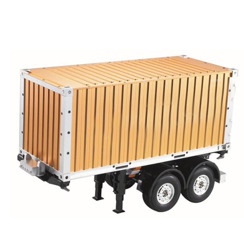 Toucanrc Auflieger Modell Metall 20ft Container 2 Achsen Chassis für Tamiyaya Fernbedienung Sattelzugmaschine l rl
