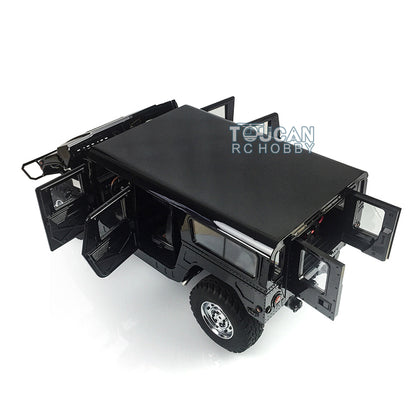 HG-P415 1/10 4x4 black RC vehicle 9kg steering servo 2.4GHz transmitter 100m range