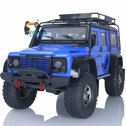 TOUCAN RC HOBBY 1/10 Scale RC Crawler Car Model 4*4 Off-road Climbing Vehicle HG P411 9KG Servo ESC 2speed Gear Motor Radio Controller W/O Battery