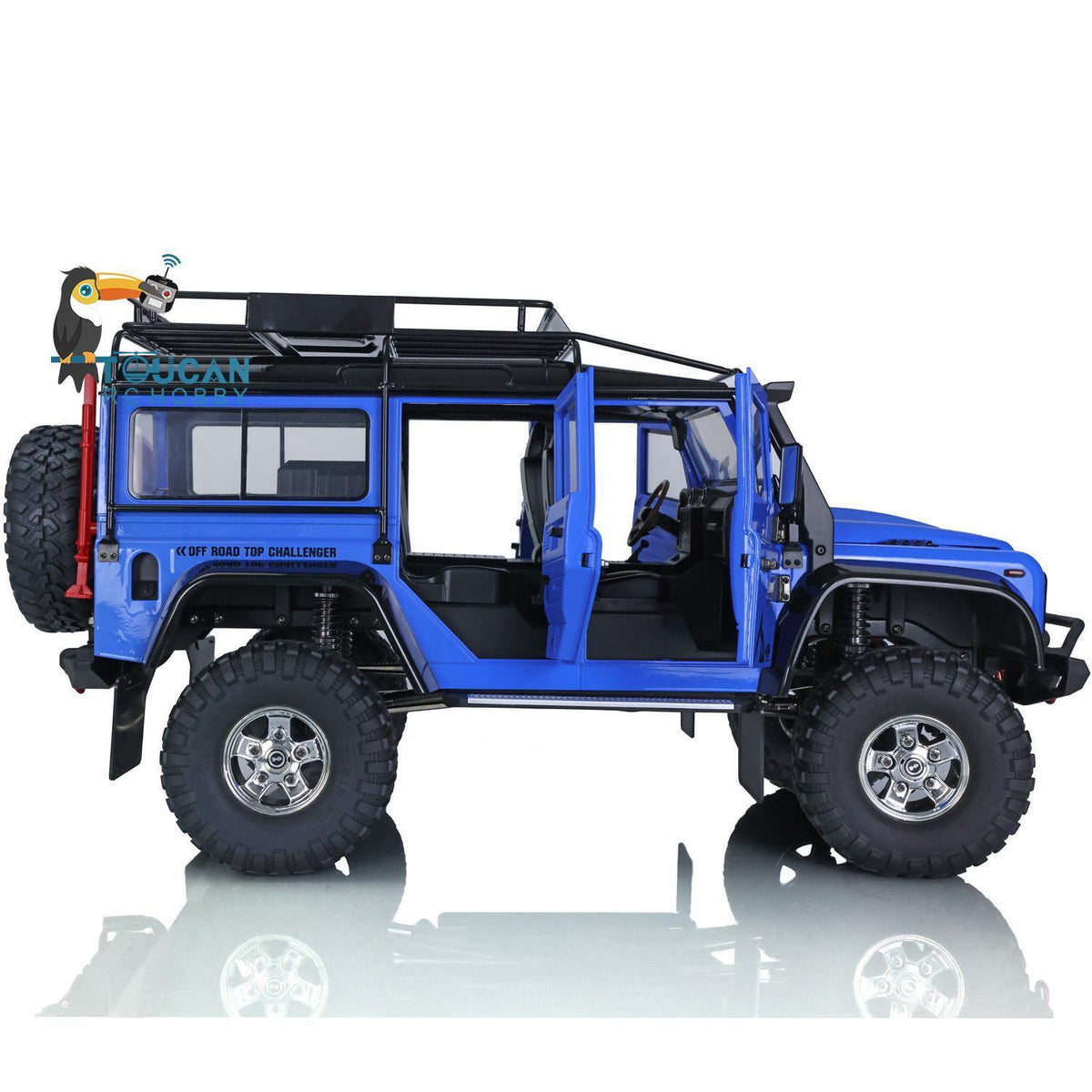 TOUCAN RC HOBBY 1/10 Scale RC Crawler Car Model 4*4 Off-road Climbing Vehicle HG P411 9KG Servo ESC 2speed Gear Motor Radio Controller W/O Battery