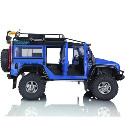 TOUCAN RC HOBBY 1/10 Scale RC Crawler Car Model 4*4 Off-road Climbing Vehicle HG P411 9KG Servo ESC 2speed Gear Motor Radio Controller W/O Battery