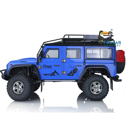 TOUCAN RC HOBBY 1/10 Scale RC Crawler Car Model 4*4 Off-road Climbing Vehicle HG P411 9KG Servo ESC 2speed Gear Motor Radio Controller W/O Battery