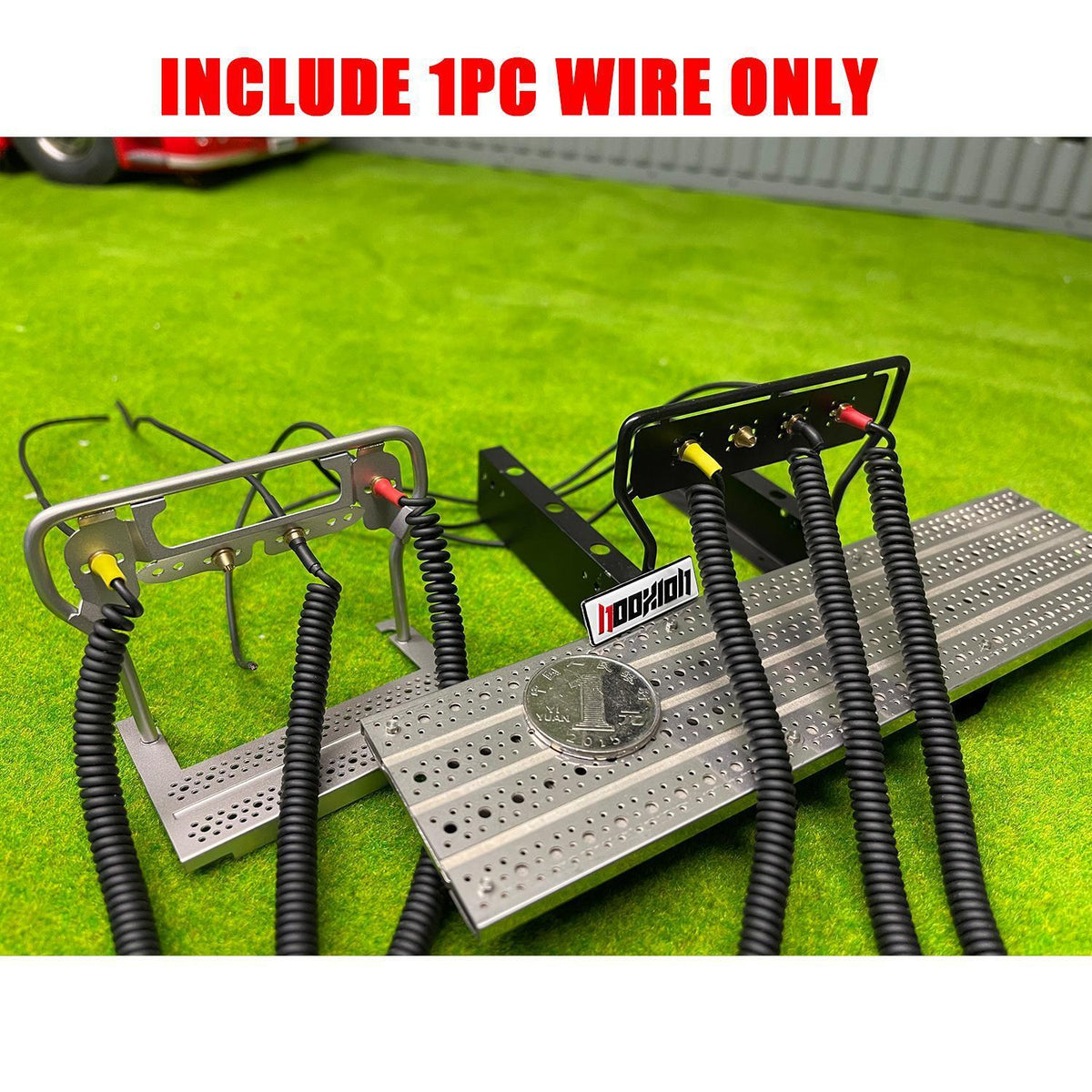 TOUCAN RC HOBBY FuryBear Spring Wire Electric Cable for 1/14 Scale RC Tractor Truck Radio Control Construction Car Vehicle DIY Model