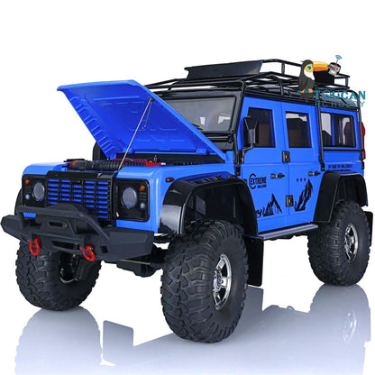 TOUCAN RC HOBBY 1/10 Scale RC Crawler Car Model 4*4 Off-road Climbing Vehicle HG P411 9KG Servo ESC 2speed Gear Motor Radio Controller W/O Battery