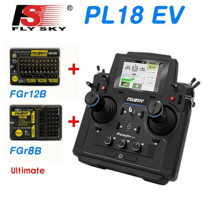 Flysky 18CH 2,4 Ghz PL18EV Funksystem Sender FGR12B FGR8B Empfänger für RC Auto LKW Boot Tank Maßstab Fernbedienung Modell