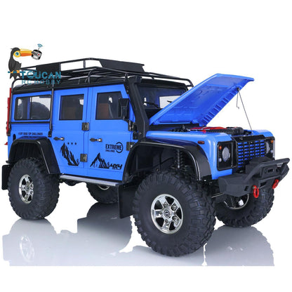 TOUCAN RC HOBBY 1/10 Scale RC Crawler Car Model 4*4 Off-road Climbing Vehicle HG P411 9KG Servo ESC 2speed Gear Motor Radio Controller W/O Battery