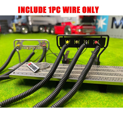TOUCAN RC HOBBY FuryBear Spring Wire Electric Cable for 1/14 Scale RC Tractor Truck Radio Control Construction Car Vehicle DIY Model