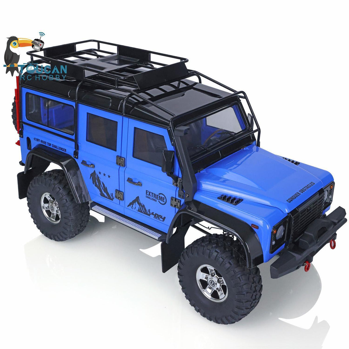 TOUCAN RC HOBBY 1/10 Scale RC Crawler Car Model 4*4 Off-road Climbing Vehicle HG P411 9KG Servo ESC 2speed Gear Motor Radio Controller W/O Battery