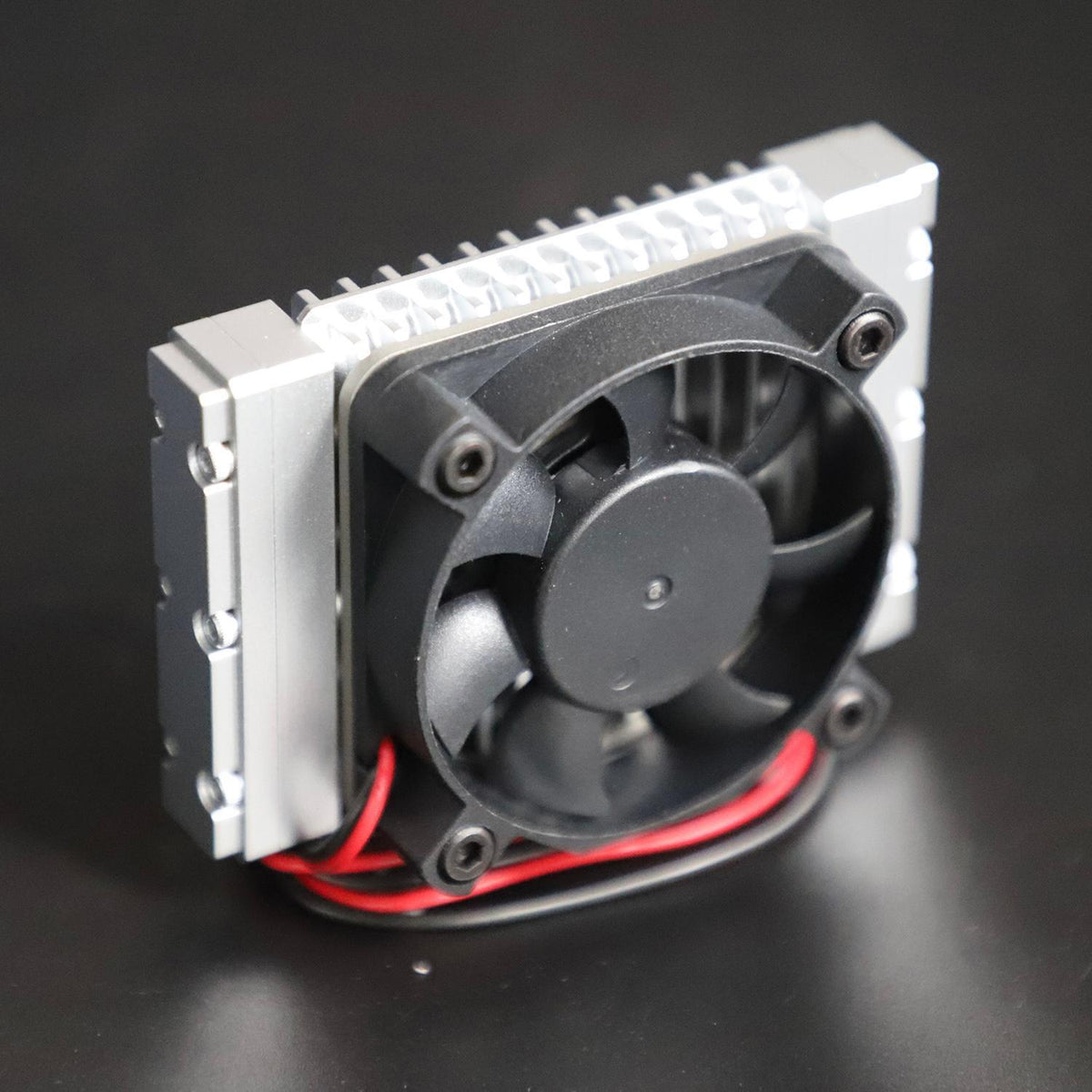 CUT Model Metal Radiator Cooling Fan for DIY 1/14 1/12 Scale RC Hydrau ...