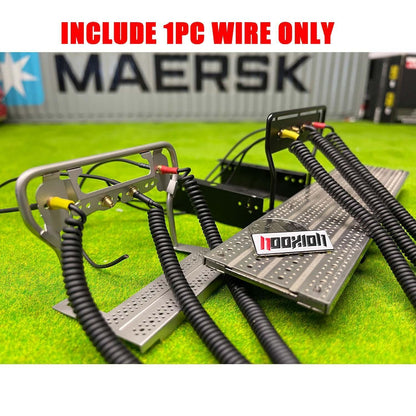 TOUCAN RC HOBBY FuryBear Spring Wire Electric Cable for 1/14 Scale RC Tractor Truck Radio Control Construction Car Vehicle DIY Model