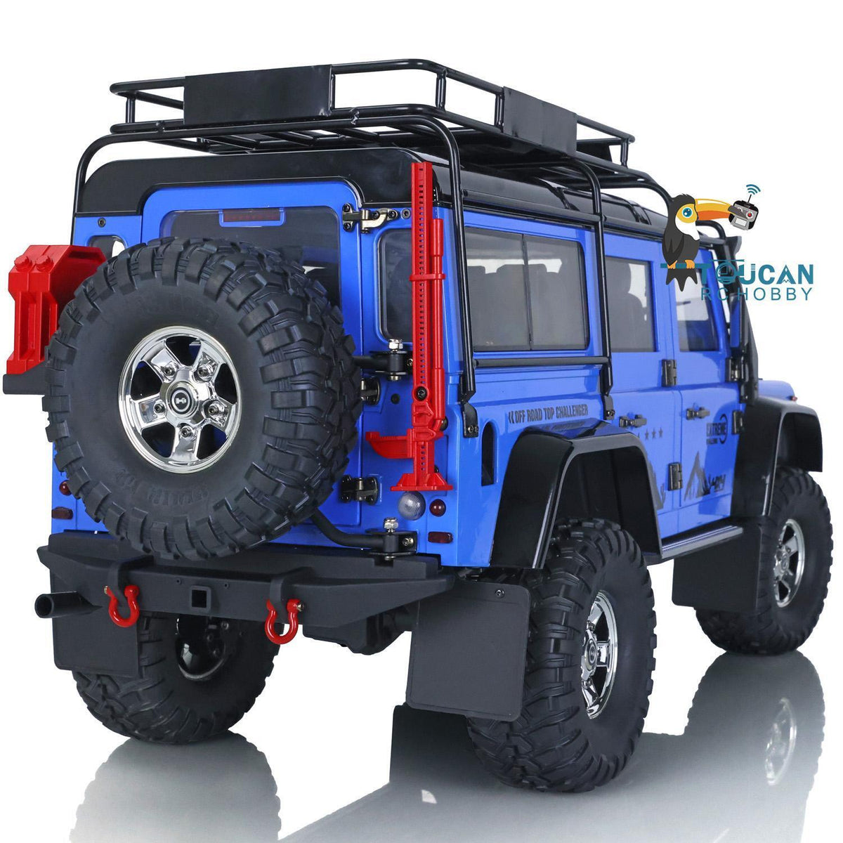 TOUCAN RC HOBBY 1/10 Scale RC Crawler Car Model 4*4 Off-road Climbing Vehicle HG P411 9KG Servo ESC 2speed Gear Motor Radio Controller W/O Battery