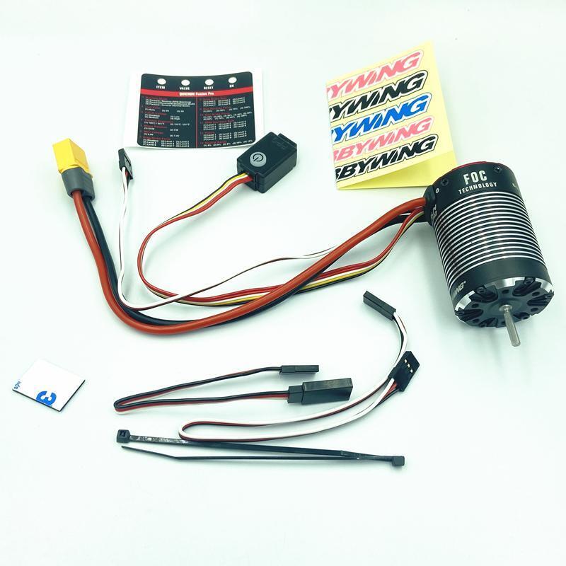 Hobby Wing Brushless Motor ESC 60A 2300KV Wasserdicht für RC Crawler Car im Maßstab 1/10 1/14 Funkgesteuertes LKW-Fahrzeugmodell