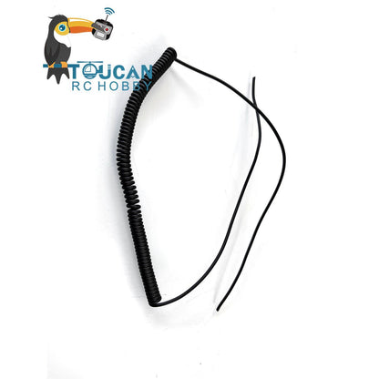 TOUCAN RC HOBBY FuryBear Spring Wire Electric Cable for 1/14 Scale RC Tractor Truck Radio Control Construction Car Vehicle DIY Model